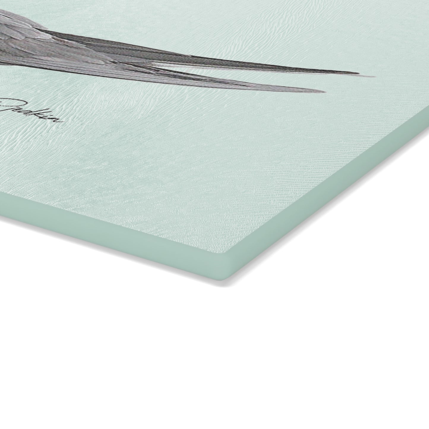 Common Tern: Glass Cutting Board