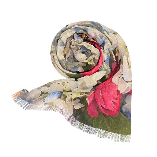 Light Floral Scarf