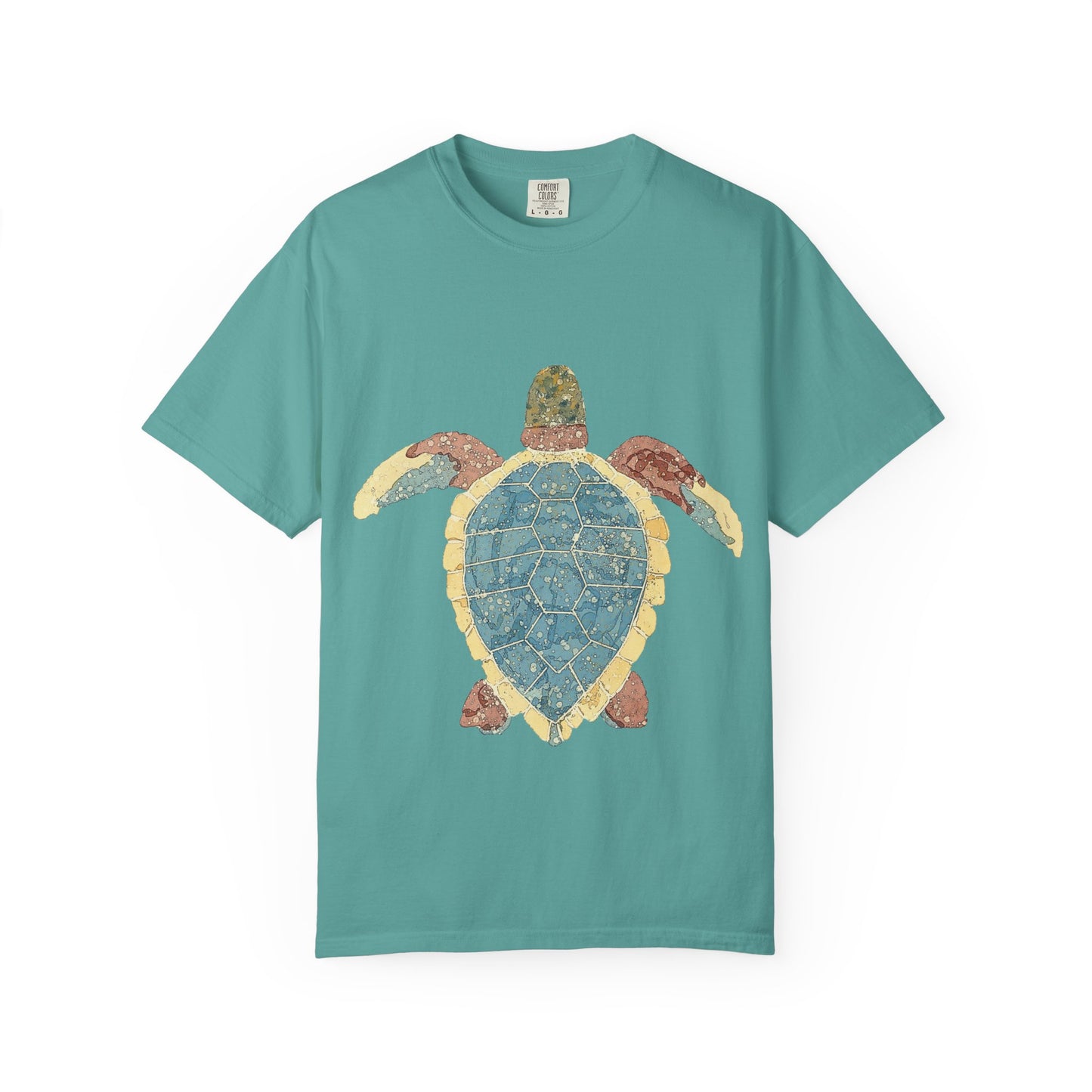 Eco-Friendly Turtle Design T-shirt, Unisex Nature Tee, Casual Wear for Ocean Lovers, Beach Outfit, Gift for Sea Life Enthusiasts