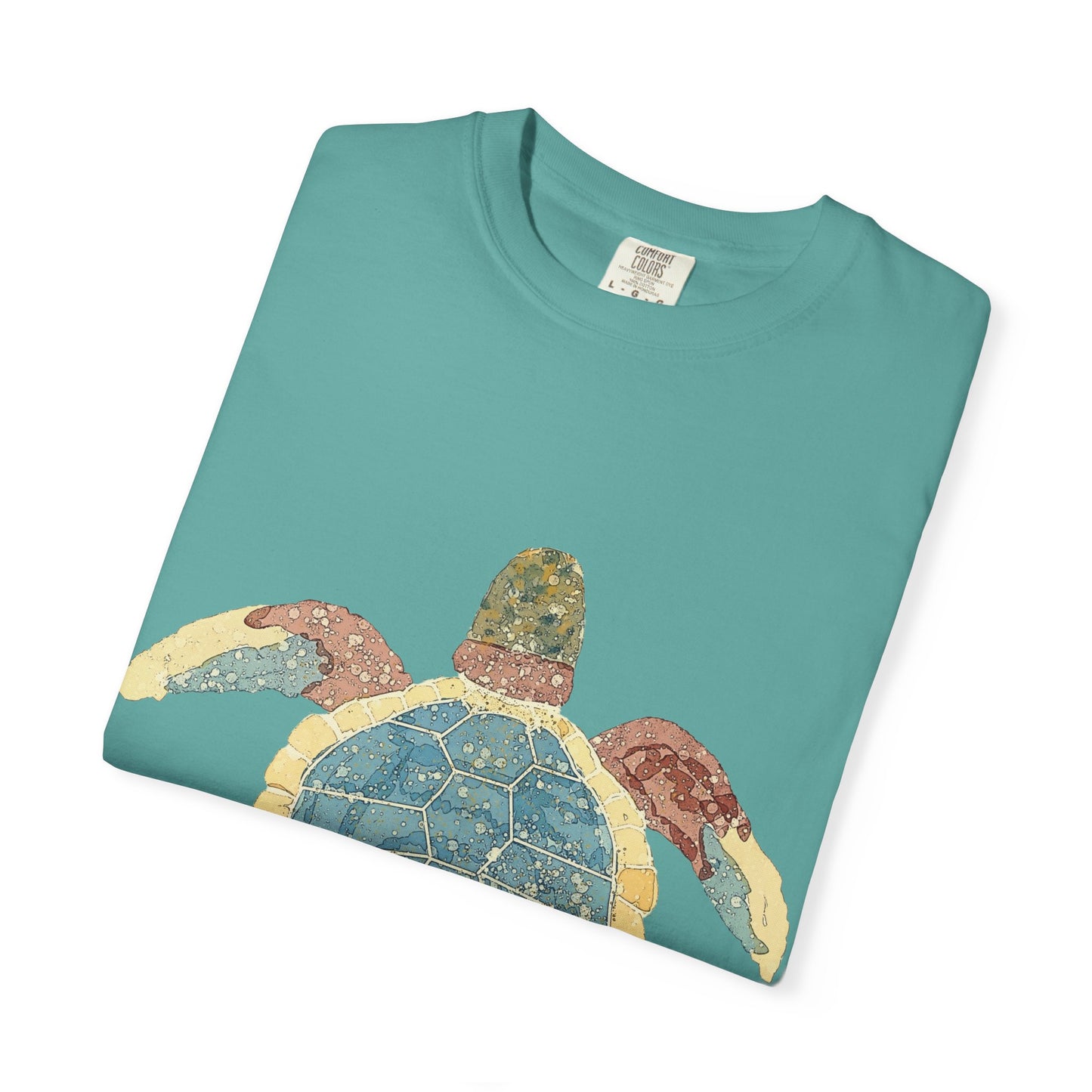 Eco-Friendly Turtle Design T-shirt, Unisex Nature Tee, Casual Wear for Ocean Lovers, Beach Outfit, Gift for Sea Life Enthusiasts