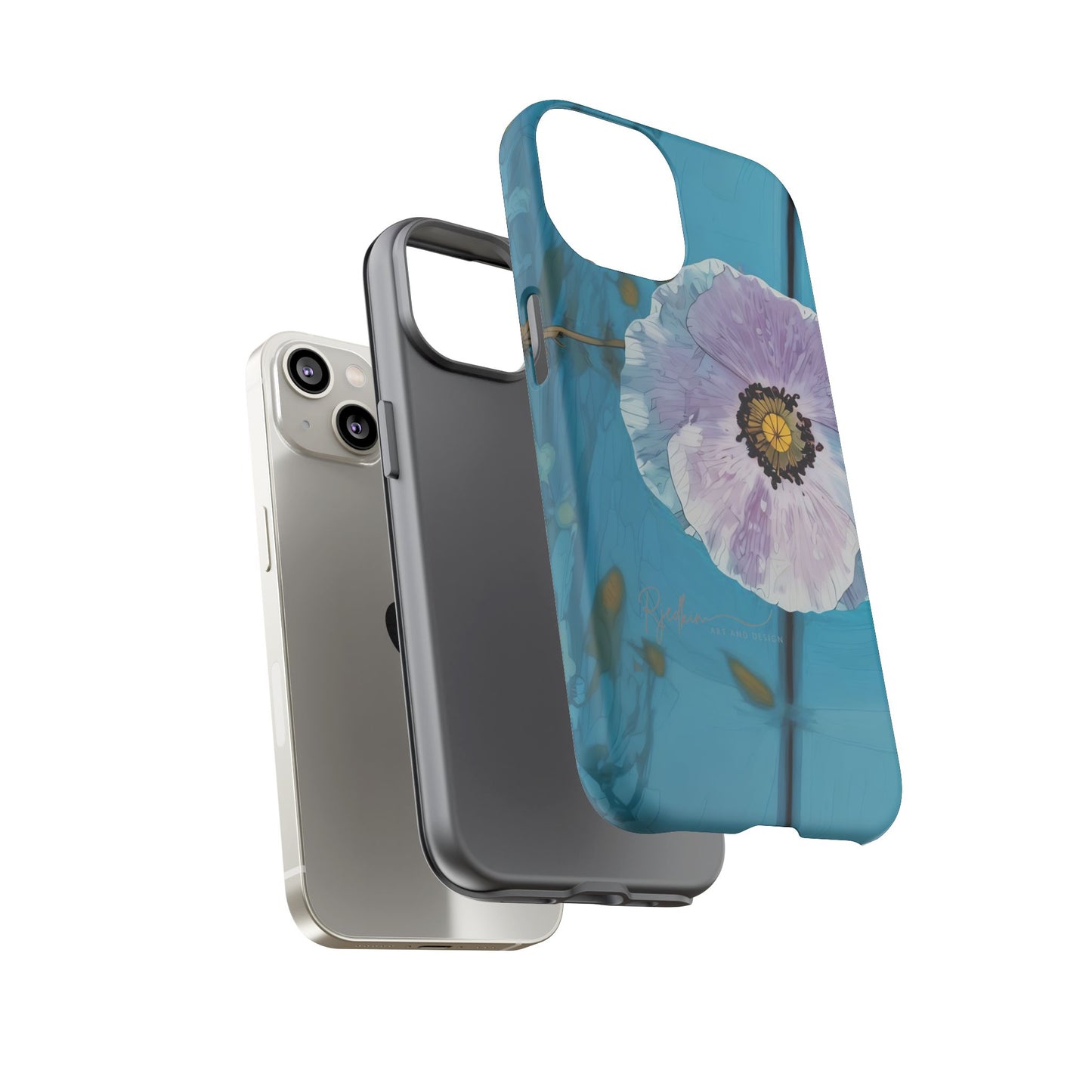Poppy (a) Floral Phone Case - Tough Cases with Beautiful Flower Design, Gift for Nature Lovers, Stylish Phone Accessory, Unique Floral Protection