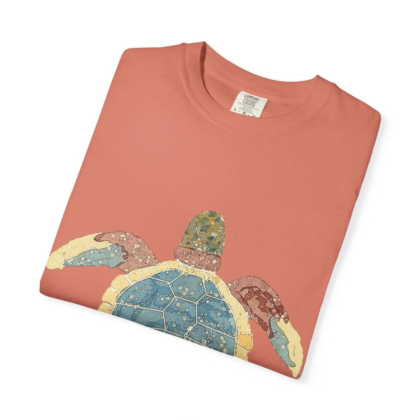 Eco-Friendly Turtle Design T-shirt, Unisex Nature Tee, Casual Wear for Ocean Lovers, Beach Outfit, Gift for Sea Life Enthusiasts