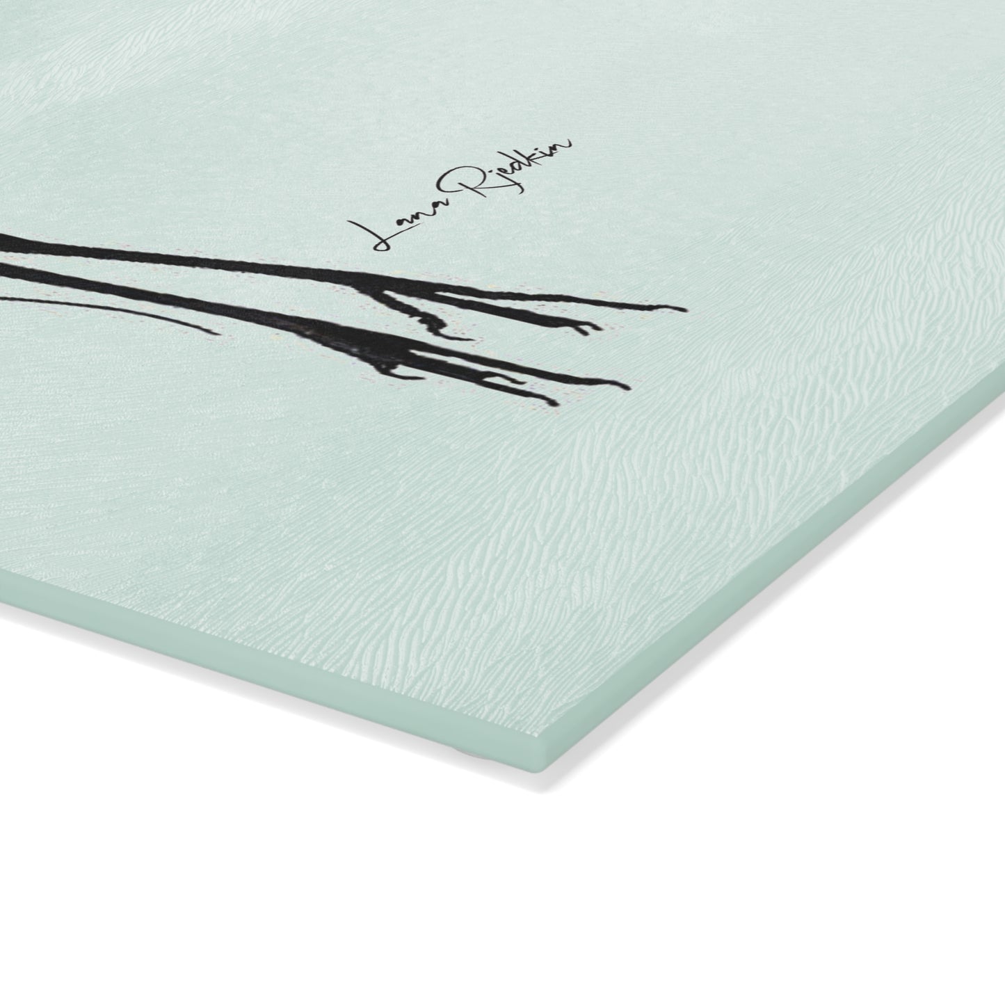 Heron:  Glass Cutting Board