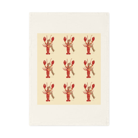 Christmas Lobster Tea Towel