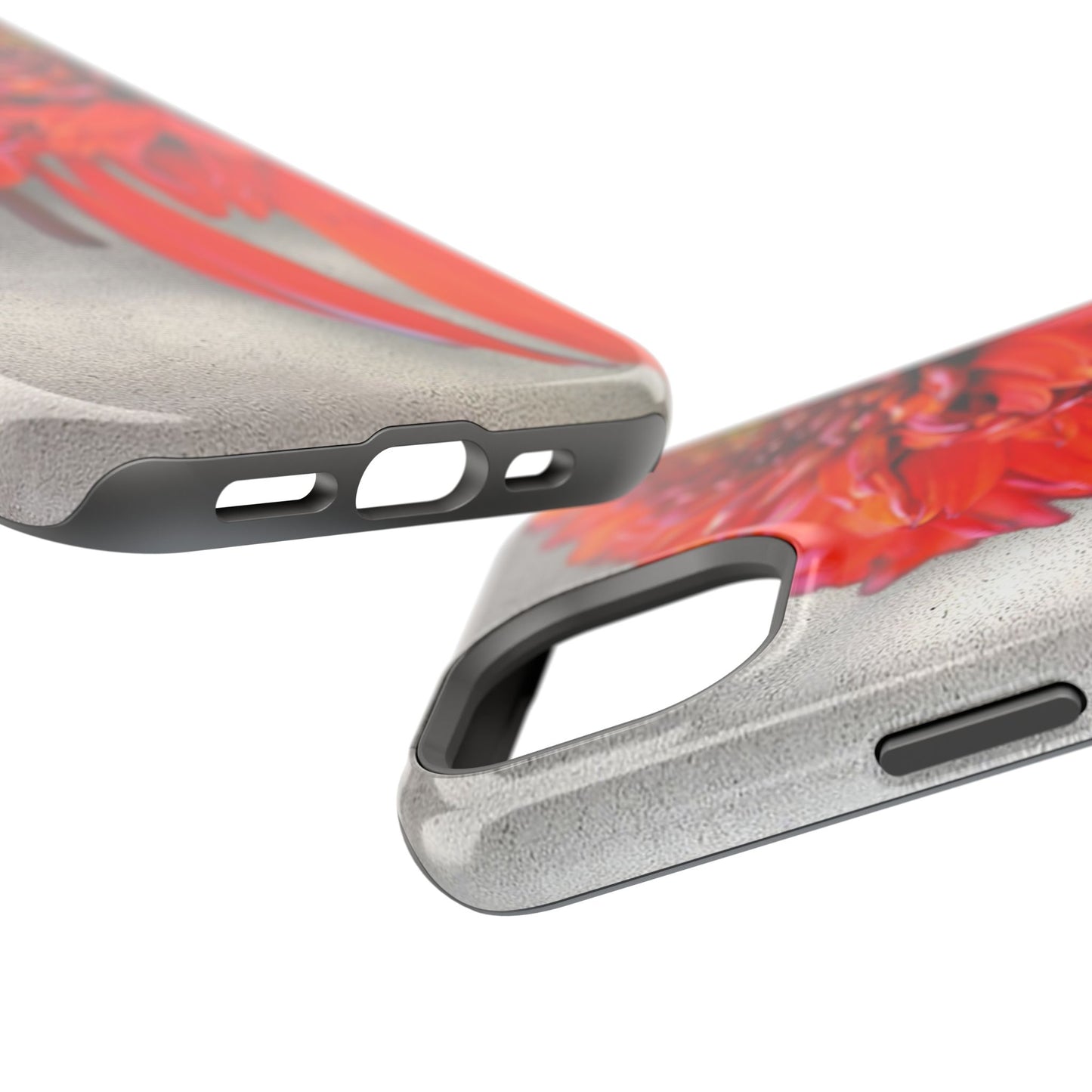 Vibrant Floral Phone Case, Eco-Friendly Phone Cover, Magnetic Tough Case, Floral Artwork for Nature Lovers, Unique Tech Accessory