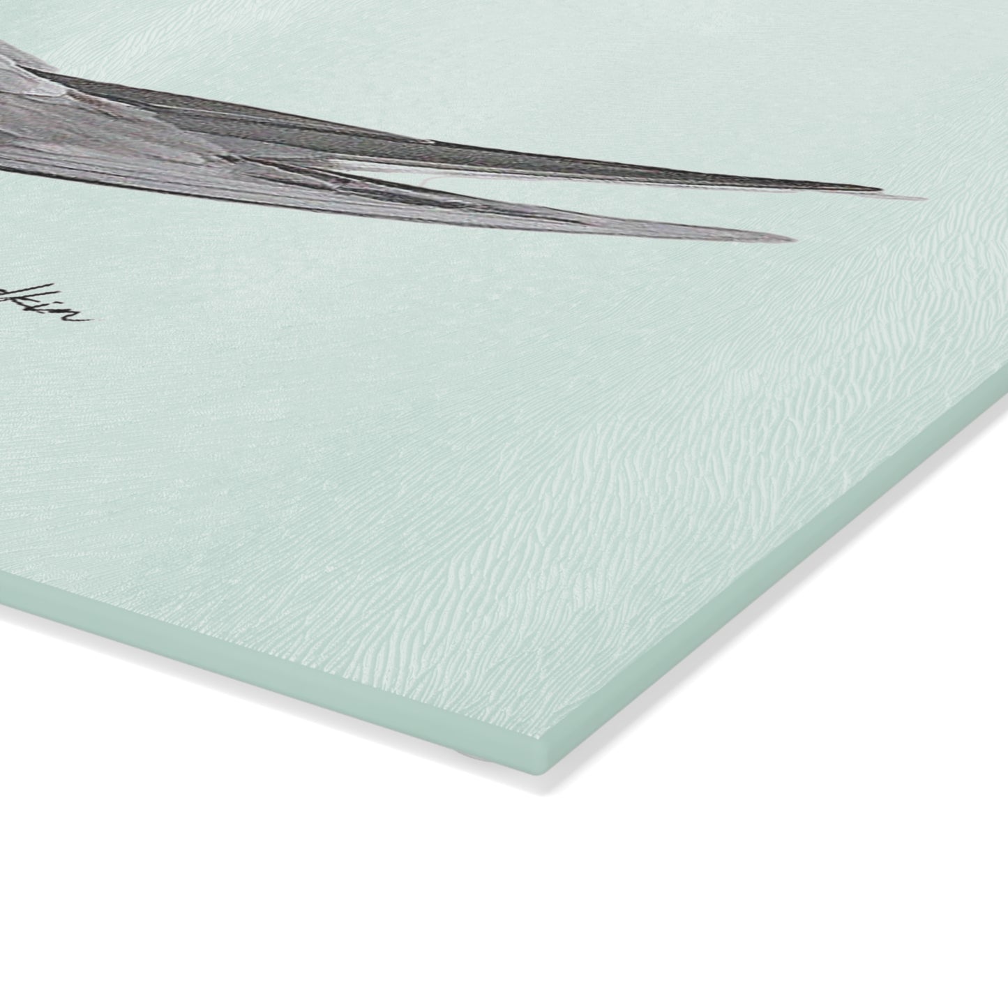 Common Tern:  Glass Cutting Board