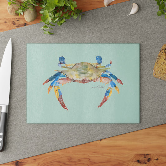 Beach-Themed Glass Cutting Board with Colorful Crab Design, Coastal Kitchen Decor, Unique Gift for Seafood Lovers, Ocean-Inspired Chef [...]