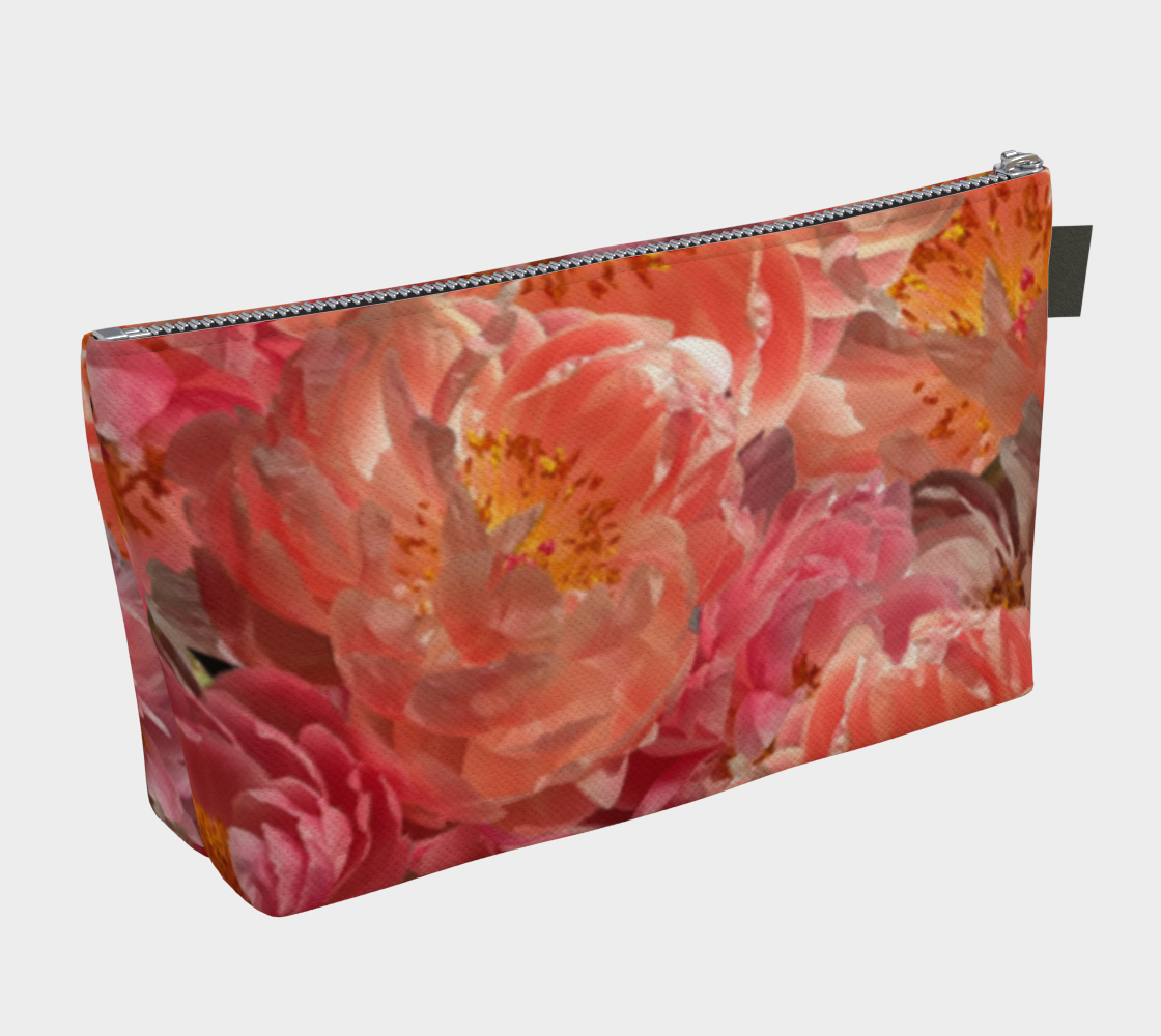 Peony Canvas Purse