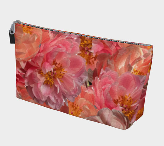 Peony Canvas Purse