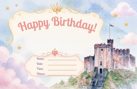 Princess Birthday Party Invitation